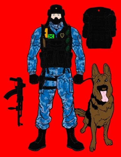 Lt. Maks and Gulag (FSB Border Troop-Coast Guard).JPG